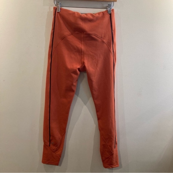 ZYIA Sz L Burnt Orange Ribbed Premium High Rise 7/8 Length Leggings  NEW - Picture 11 of 11